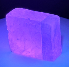 LUSTROUS Iceland Spar Calcite Crystal w/ Terlingua-type Fluorescence - Mexico picture
