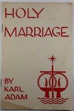 Holy Marriage, Vintage 1956 Holy Devotional Booklet. picture