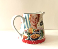 Portmeirion Vintage Kellogg's  Milk Jug/Creamer Set 1950's Style picture