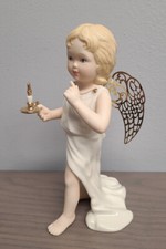 Lenox Little Graces Angel Limited Edition B-6 Figurine with Candle Stick Nice picture