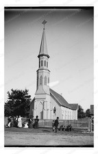 Walpole Island Ontario Church Standard Postcard COPY RPPC picture