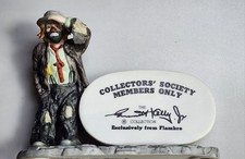 Flambro Collectors Society Member Only Clown Figurine Emmett Kelly Jr Collection picture