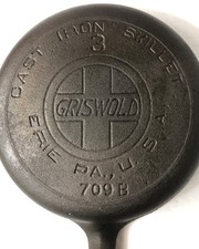 GRISWOLD Nº3 SLANT W/HEAT RING 709 B picture