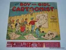 THE BOY AND GIRL CARTOONIST Chas. H. Kuhn 1936 #2122 Saalfield RARE picture