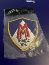 VTG MAGIC MOUNTAIN Ski Resort Vermont Sew On Patch picture