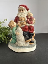 1987 Legend of Santa Claus by United Design-ON SANTA'S KNEE-Limited Ed. RETIRED  picture