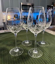 Waterford Lismore Essence Crystal Red Wine Glasses 19 oz Set of 4 picture