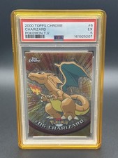 2000 Topps Chrome Pokémon Charizard Pokemon T.V. #6 PSA 5 picture