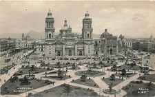 Postcard Mexico: RPPC Catedral Metropolitana & Zocalo, Mexico City picture