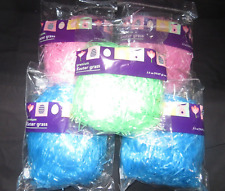 NEW 5 pkgs Premium Plastic Easter Basket Grass - Holiday Decor & Craft Supplies picture