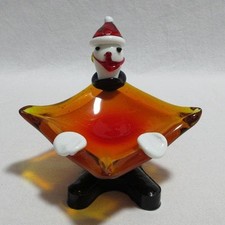 Italy Murano Glass Clown Figurine Handmade Venetian Art Glass Collectible picture