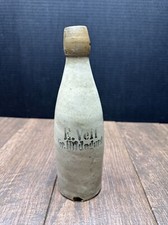 Vintage Glazed E.VEIL STONWARE BOTTLE picture