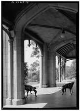 18. VIEW ACROSS WEST PORCH - Lyndhurst, Main House, 635 South Broadway, picture