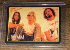 Nirvana Kurt Cobain  Argentina Rock Cards 1994 #101 Ultra Figus Scarce picture