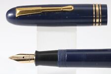 Vintage UNCOMMON Stephens Royal Navy Blue Fountain Pen, GT picture