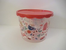Holiday Home Plastic Christmas Patterned Storage Container picture