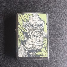 Zippo Lighter 1994 Barrett-Smythe Endangered Animals: Gorilla, 2-sides R303 picture