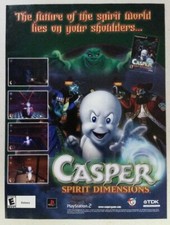 2001 CASPER: Spirit Dimensions Full Page vintage PRINT AD video game PS2 picture