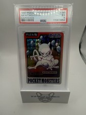 1997 POCKET MONSTERS CARDDASS #150 MEWTWO-PRISM PSA 5 2026 Certification POP 95 picture