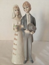 Madiera  Bride and Groom Wedding Cake Topper picture