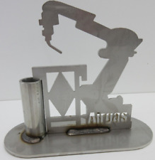 Airgas Desktop Pen Holder Advertising Laser Cut Metal picture