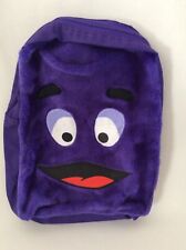 McDonalds Grimace BACKPACK Vintage Small Mini Backpack 1995 NEW picture