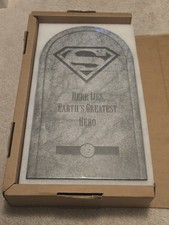 DC - ABSOLUTE DEATH OF SUPERMAN HC - DM TOMBSTONE EDITION - SEALED OOP & RARE picture