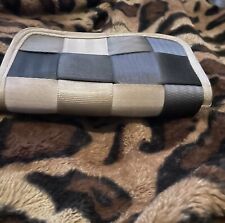 Harvey’s Recycled Seatbelt Gray/Black/Beige/Silver Shades Woven Wallet VERY RARE picture