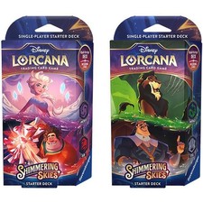 Disney Lorcana Shimmering Skies Starter Deck Amethyst / Ruby picture