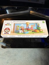 Nintendo My Mario Wooden Block Special Set 30pc Amiibo Mario-Sealed USA Seller picture
