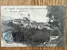 1908 Contes France CPA Vallee du Paillon Nice Giletta 1214 Antique Postcard picture