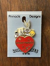 New Deadstock NOS 1988 Hollywood Looney Tunes Pin Pinnacle picture