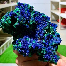 469G BEST NATURAL Azurite/Malachite crystalminerals specimens picture