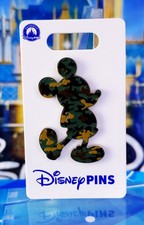 Disney Parks Pin - Veterans Day 2025 Mickey Mouse Military camouflage Vet picture