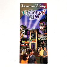 2001 DOWNTOWN DISNEY MAP & GUIDE Disneyland Resort February 2001 Uptown Fun picture