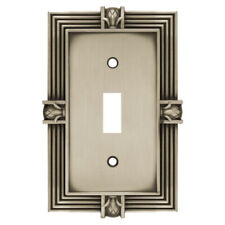 (5 Pack) Pineapple Single Switch Plate - Brushed Satin Pewter (64464) picture