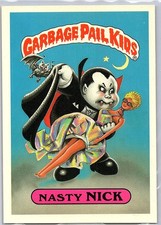 #1 (5x7) 1985 Topps Garbage Pail Kids Series 1 Nasty Nick picture