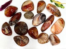 Wholesale 2 Lb Lot Natural Sardonyx Palm Stones Crystal Natural Energy picture