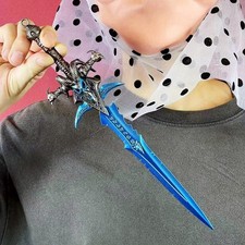 11inch World of Warcraft Katana Lich King Sword Anime Metal Blade Sabre Gift picture
