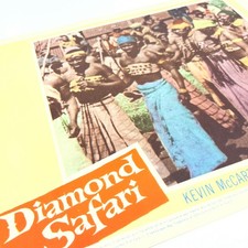 1958 Diamond Safari Lobby Card Kevin McCarthy Andre Morell FL4 picture