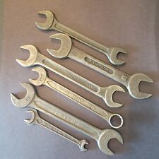 Vintage Variety of 6 Open-Ended Wrenches In A Variety Of Makes Cat#JK picture