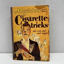 1933 Magician's Book Cigarette Tricks Coin & Card Magic Camel R.J. Reynolds picture