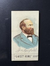 1890 H600 Larkin, President James GARFIELD -  “Sweet Home” Soap - NICE picture