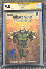 The Great War of Separation #1 Variant Cover C Signed by Chuck Dixon CGC 9.8 picture