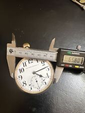 JUMBO 66mm Rare Cowell & Hubbard C9 Car Travel Clock Clock Watch 8 Day Read picture