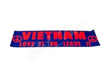 Vintage 1970’s Vietnam Love It Or Leave 14.5”x4” Bumper Sticker UNUSED picture