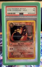 Dark Charizard Holo 4/82 - Team Rocket (2000) - PSA 7 NM picture