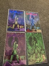 LEGENDS OF GAMING: FATALITY SIGNED (RZP) SUB ZERO Set Of 4 Mortal Kombat picture