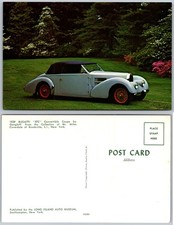 Long Island Auto Museum Bugatti Convertible Postcard picture
