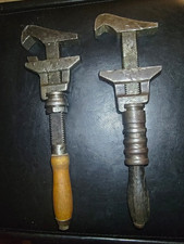 Lot of 2 Vintage Adjustable Pipe Wrenches Bemis And Call picture